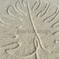 A close-up of a soft rug with delicate leaf 