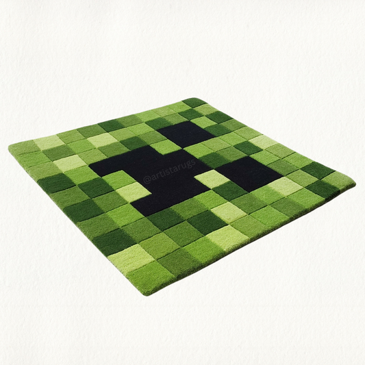 Block Minecraft knotted rug