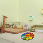 Artistic rug enhancing your child's space in your house