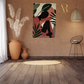 Boho Art - Tropical Girl Wall-hanging Rug by Artista Rugs