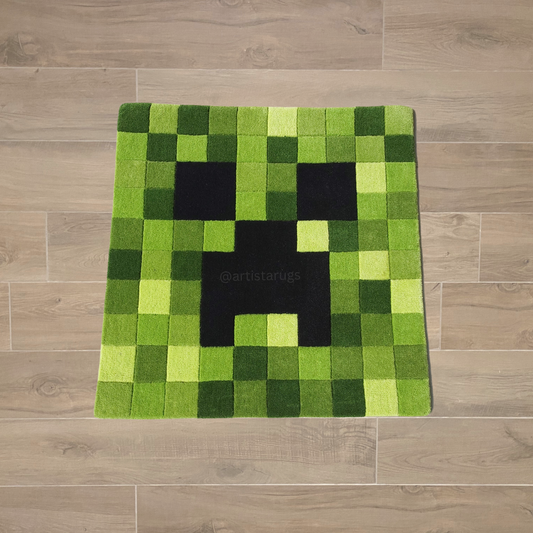 Block Minecraft knotted rug