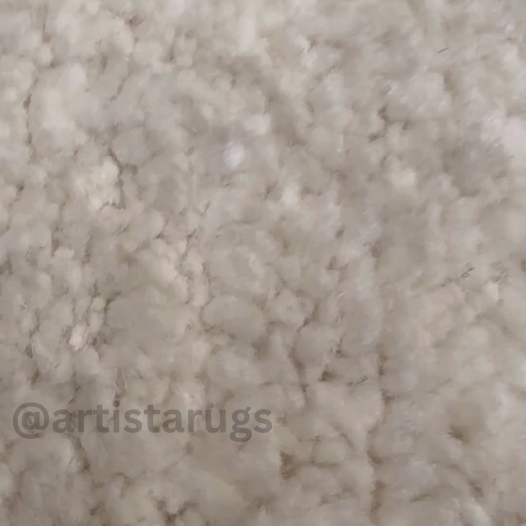 Textured image of a Solid Mohair rug showcasing its softness