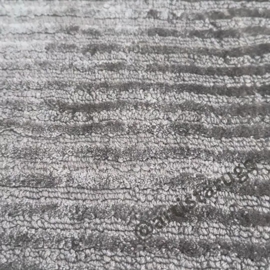 Detailed image of a Parallel Wave rug showcasing its pattern and texture