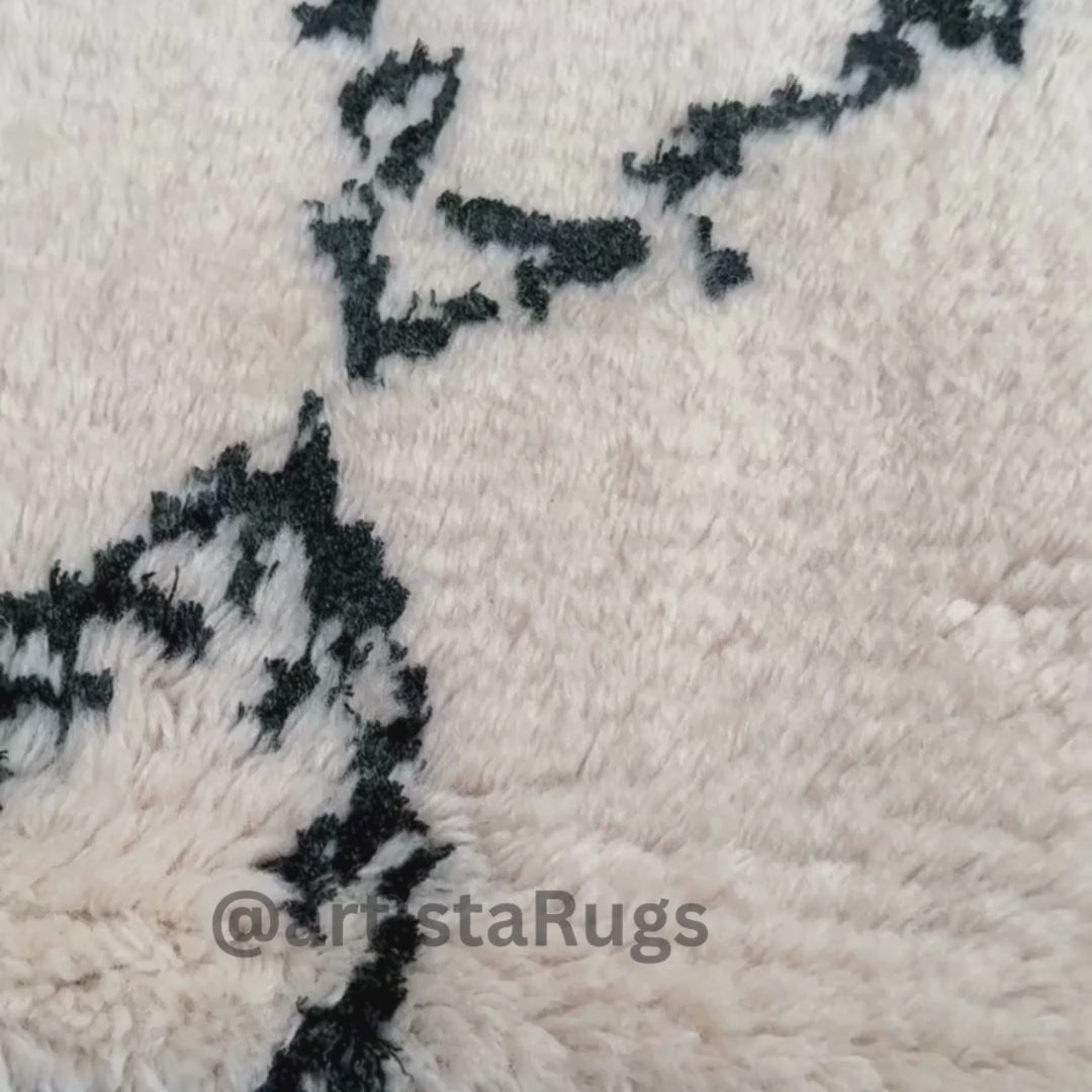 Aerial view of luxurious rug